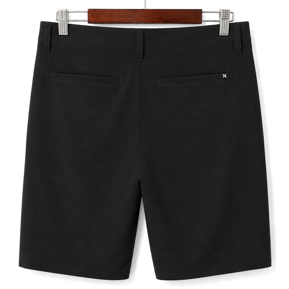 Hurley One & Only Walkshort Mens 32 Black Hybrid Quick Dry Water to Casual NWT - Picture 3 of 12